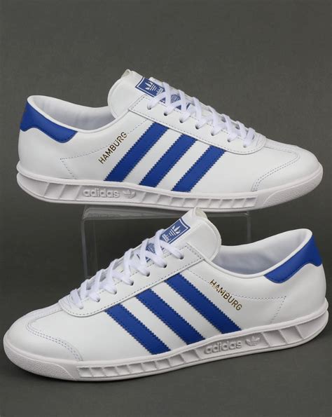 adidas hamburg schwarz weiß|Adidas hamburg white and blue.